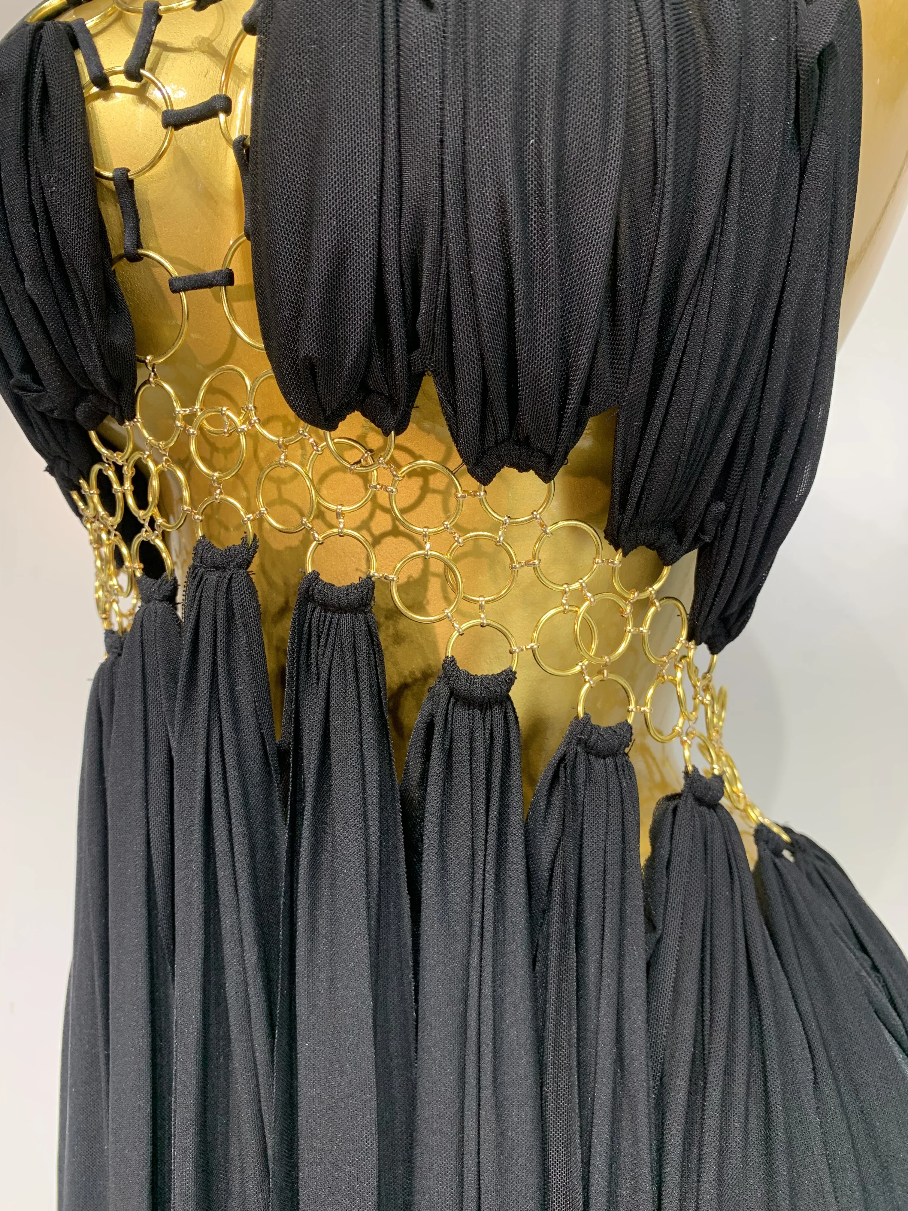 Women Sexy Hollow Out Backless Long Dress Nightclub Bar Stage Performance Costume Eveing Birthday Party Homecoming Dress
