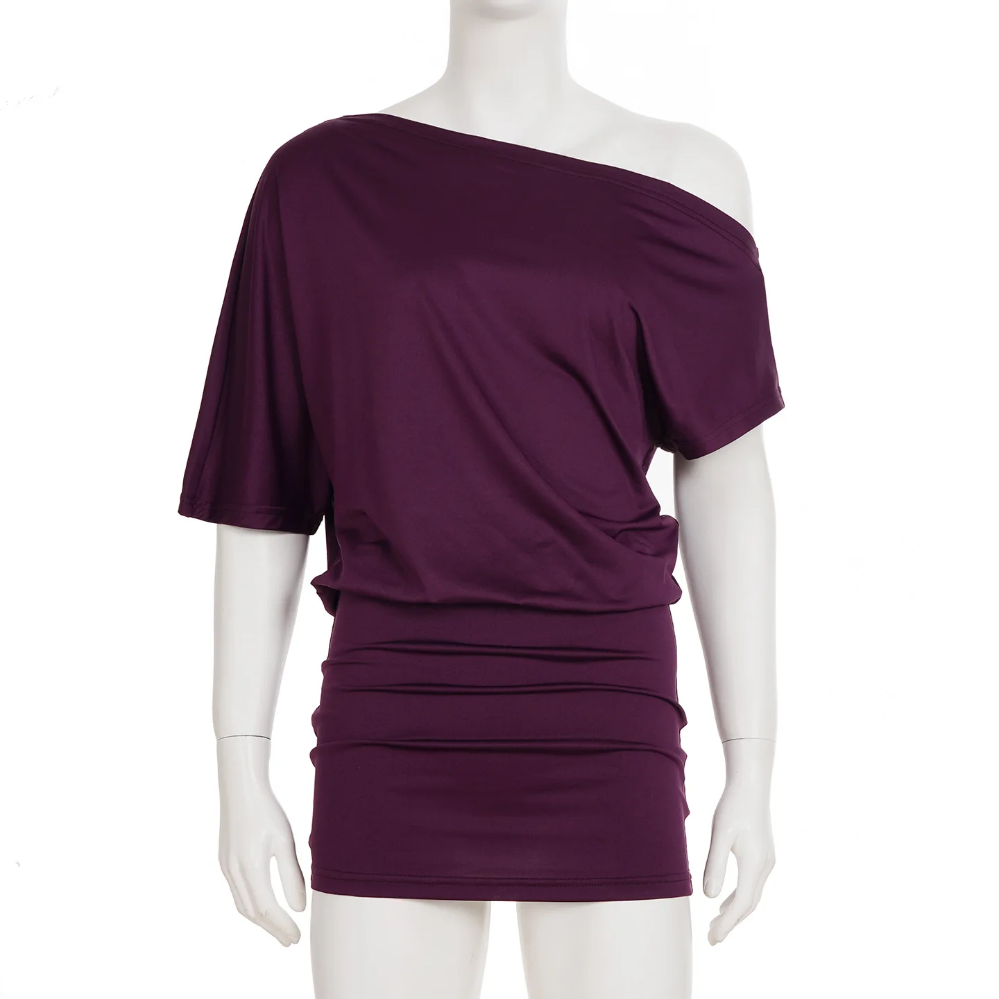 BOOFEENAA Asymmetrical Off Shoulder Mini Dresses 2025 Woman Clothes Fashion Sexy Summer Dress C77-BE20