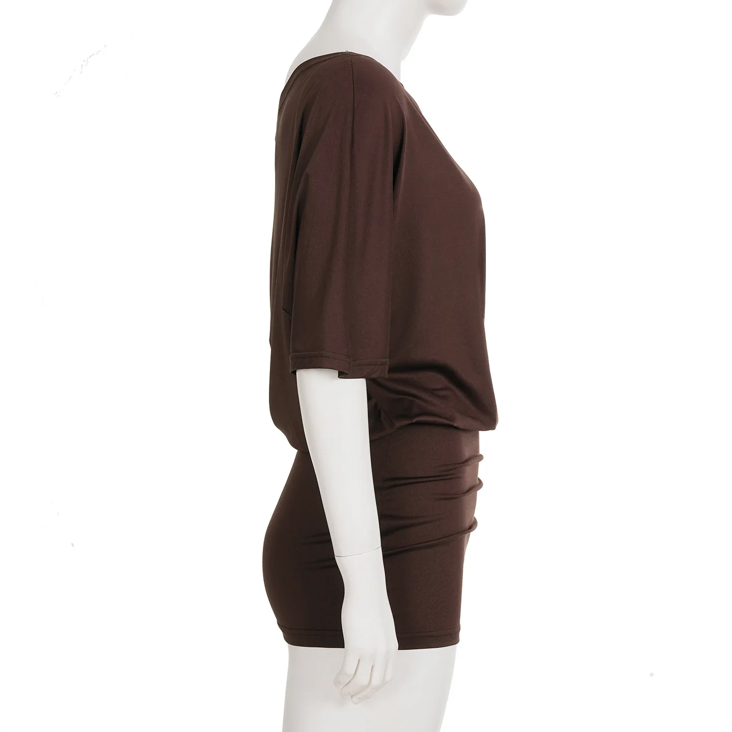 BOOFEENAA Asymmetrical Off Shoulder Mini Dresses 2025 Woman Clothes Fashion Sexy Summer Dress C77-BE20