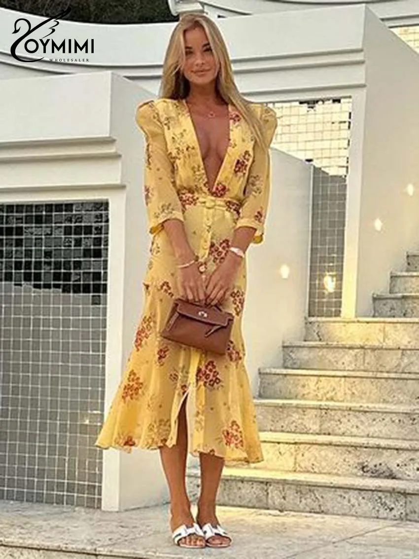 Oymimi Women's White Ditsy Pink Floral Smocked Dress 2026 Spring Strapless Ruffle Tiered Mini Dresses Date Casual Chic Outfit
