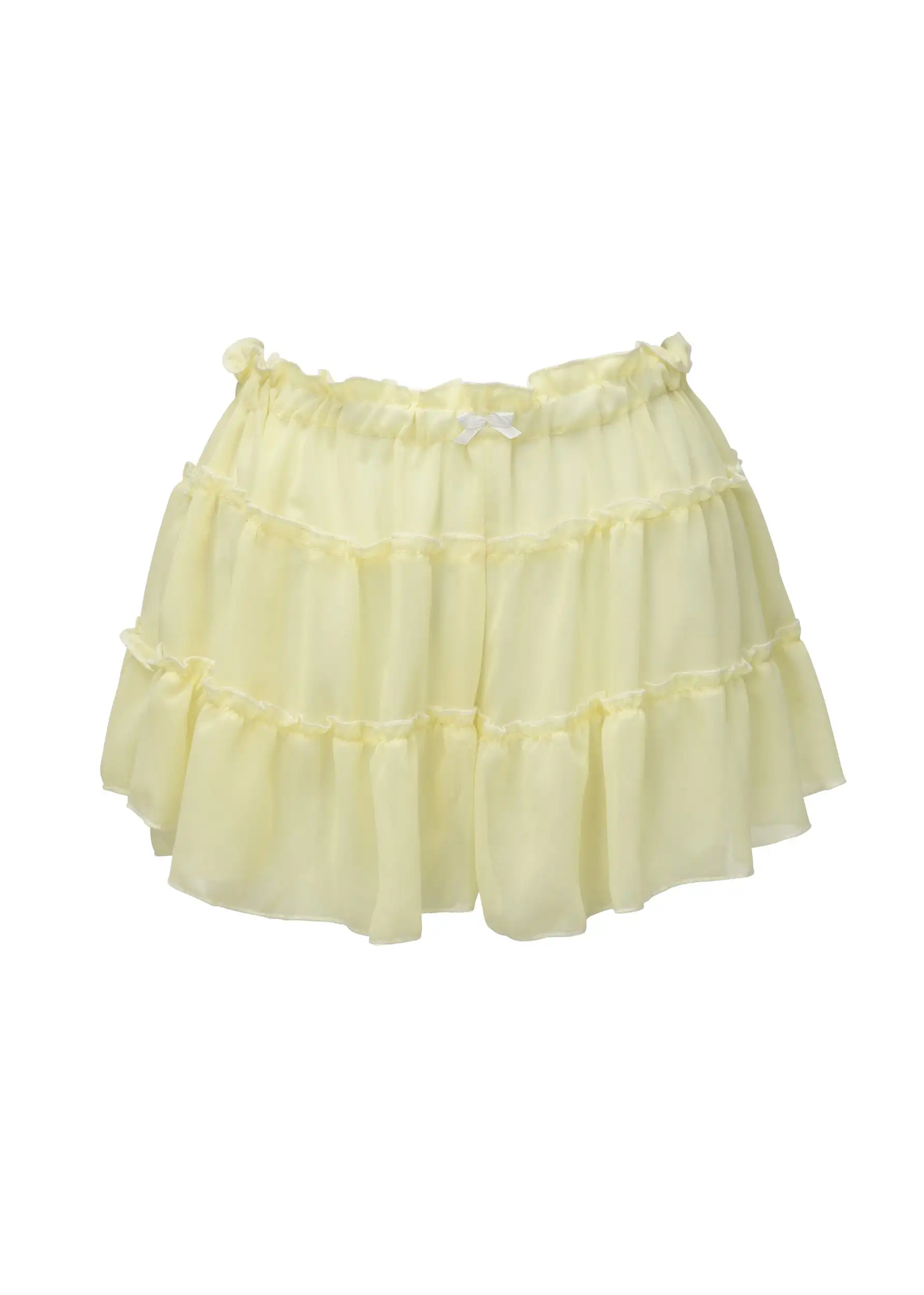 Ruffle Beach Dresses Cover Up Women Long Sleeve Bandeau Dress High Waist Beach Cover ups Summer Bandage Beachwear Dress Clothing
