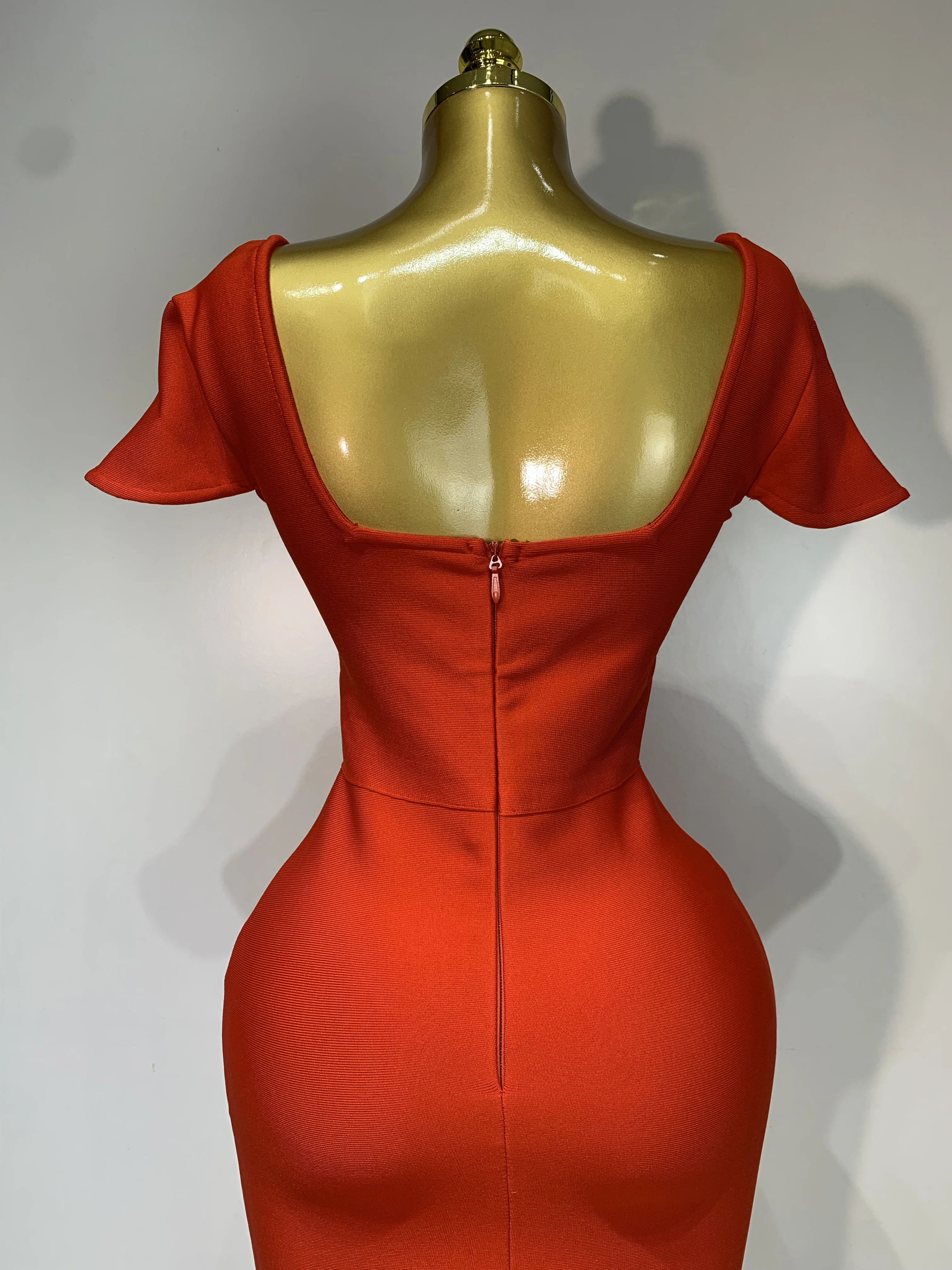Women Celebrity Sexy Square Collar Bodycon Bandage Long Dress 2025 Luxury Birthday Dresses Knitted Elegant Evening Party Outfit