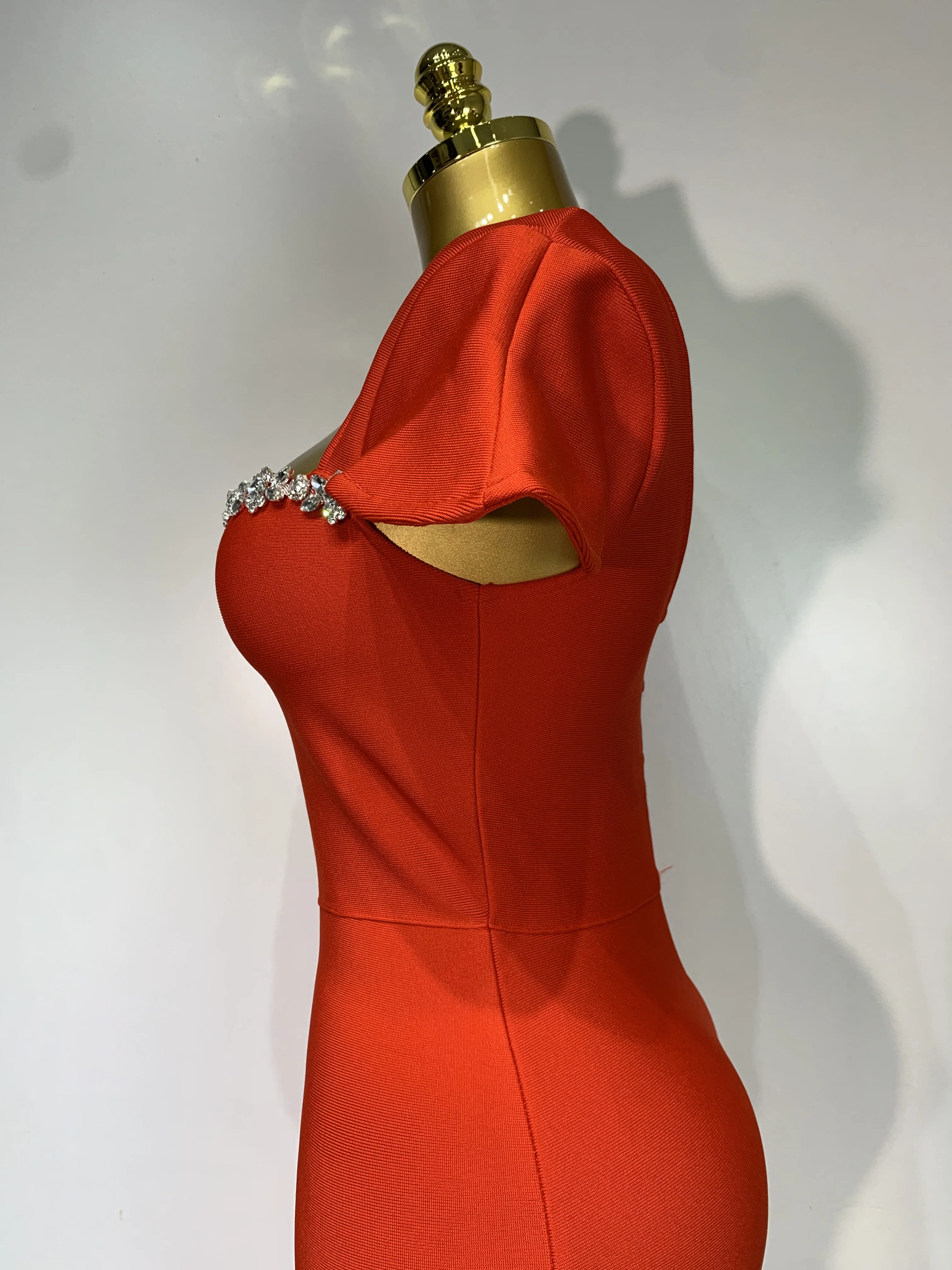 Women Celebrity Sexy Square Collar Bodycon Bandage Long Dress 2025 Luxury Birthday Dresses Knitted Elegant Evening Party Outfit