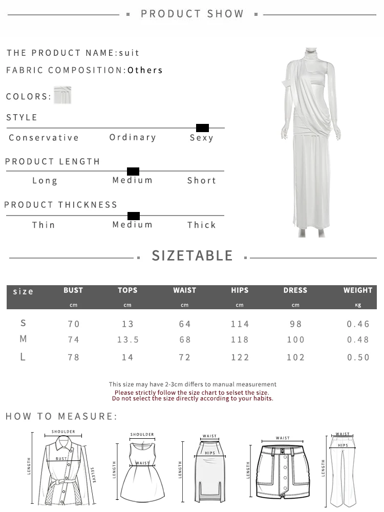 Cutenew Halter Elegant Dress Women Turtleneck Chest Wrapped Single Shoulder Irregular Ruched Slit Peach Hip Sexy Maxi Bodycon