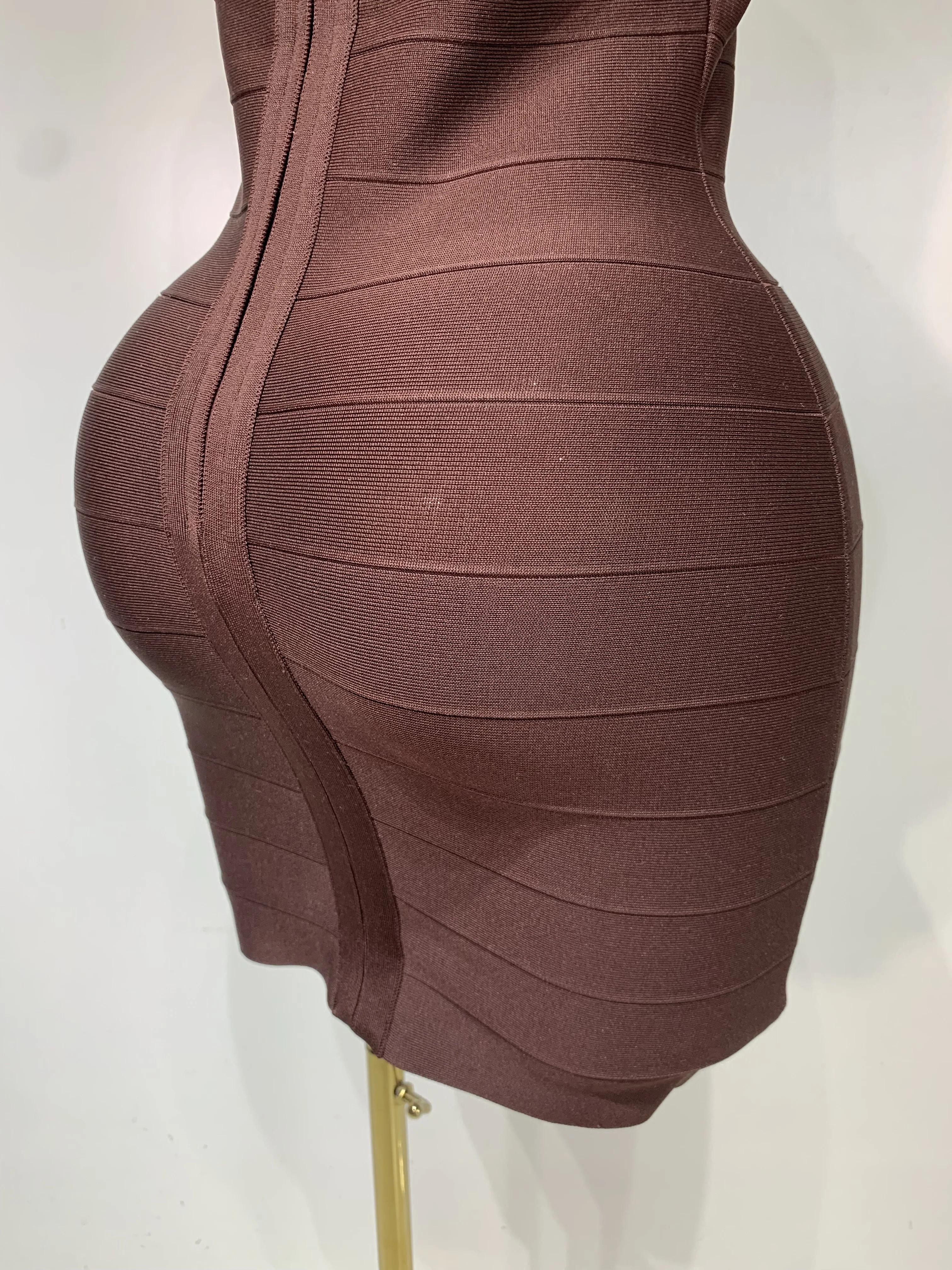 Women Sexy Backless Pink Bodycon Mini Bandage Dresses Elegant Evening Party Luxury Birthday Nightclub Cocktail Prom Gown
