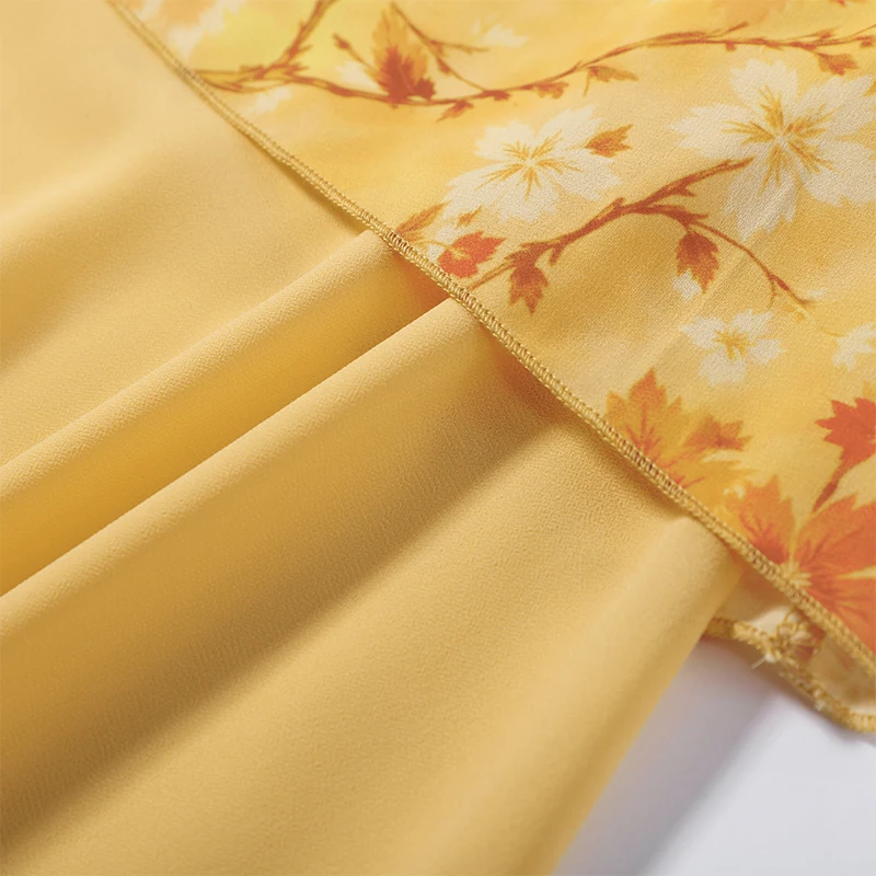 Women Dress Chiffon Strapless Detachable Neck Maxi Dress Scarf Strap Multi Tier Ruffle Layered Flowy Hem Slim Elegant Dress Lady