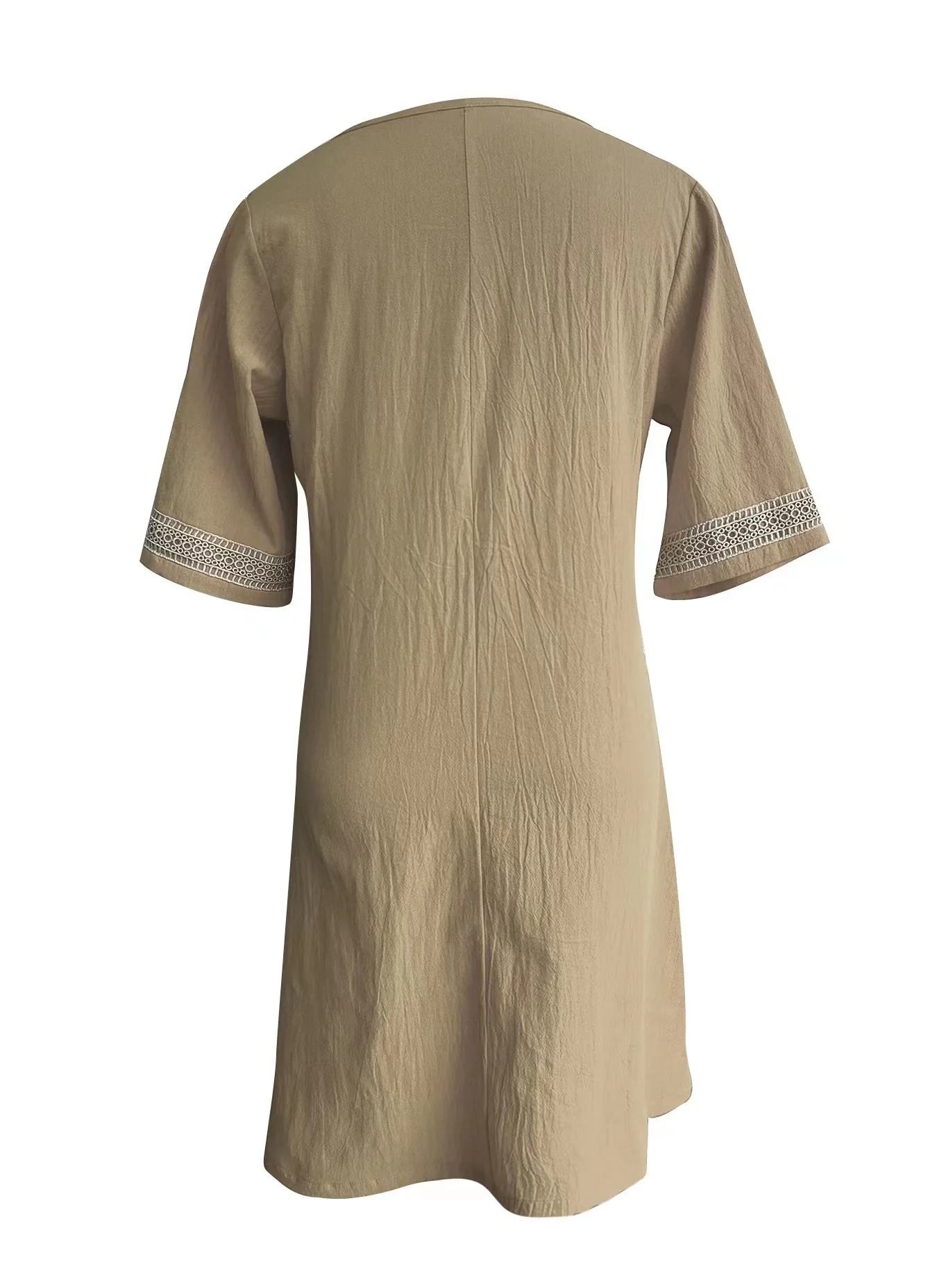 Casual Fashion Clothes Elegant Cotton Linen Dress for Women Summer Dress Women Clothing Vintage Streetwear Ethnic Style Y2k