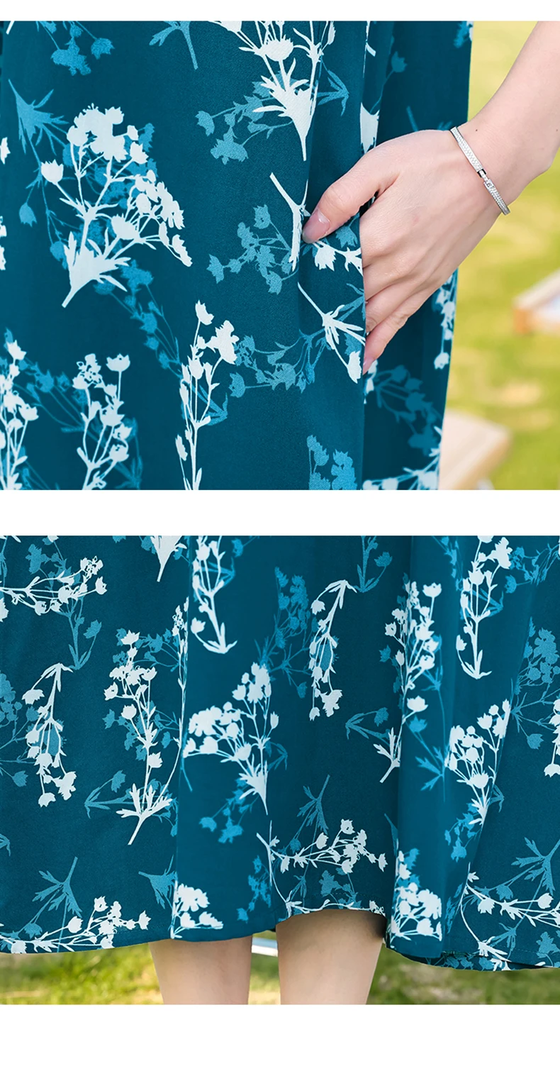 New Fashion Casual Style 2026 Summer Dresses For Women V-neck Cotton Robe Femme Vintage A-line Solid Dress Women Clothing