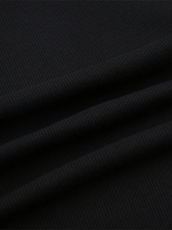 Elegant And Pretty Women Dresses Autumn Winter New Black Sexy Short Dress Female V Neck Long Sleeve Slim Solid Color Mini Dress