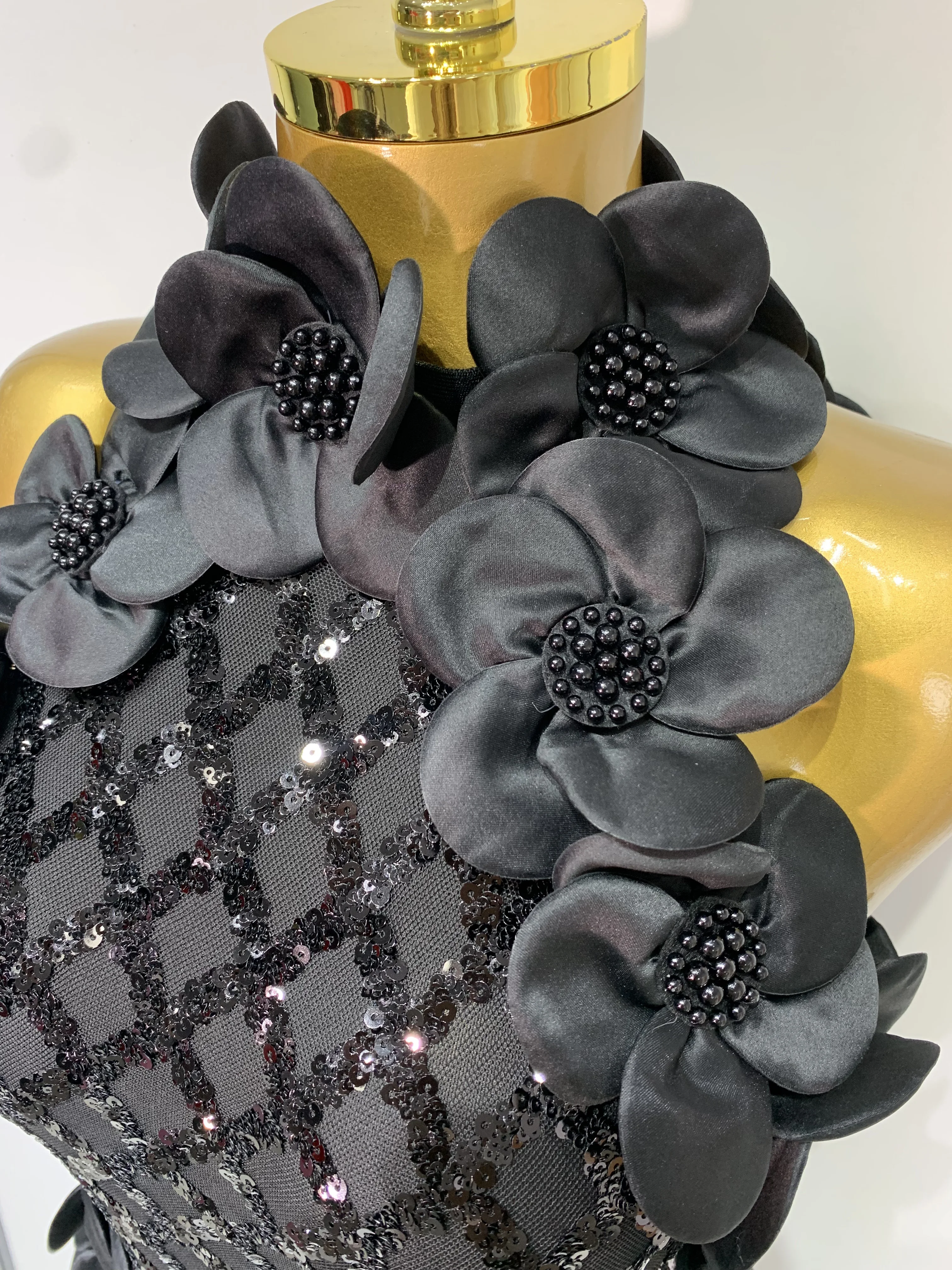 Women Sexy Sleeveless Flower Beading Bodycon Bandage Dresses 2026 Celebrity Elegant Cocktail Luxury Birthfay Evening Party Dress