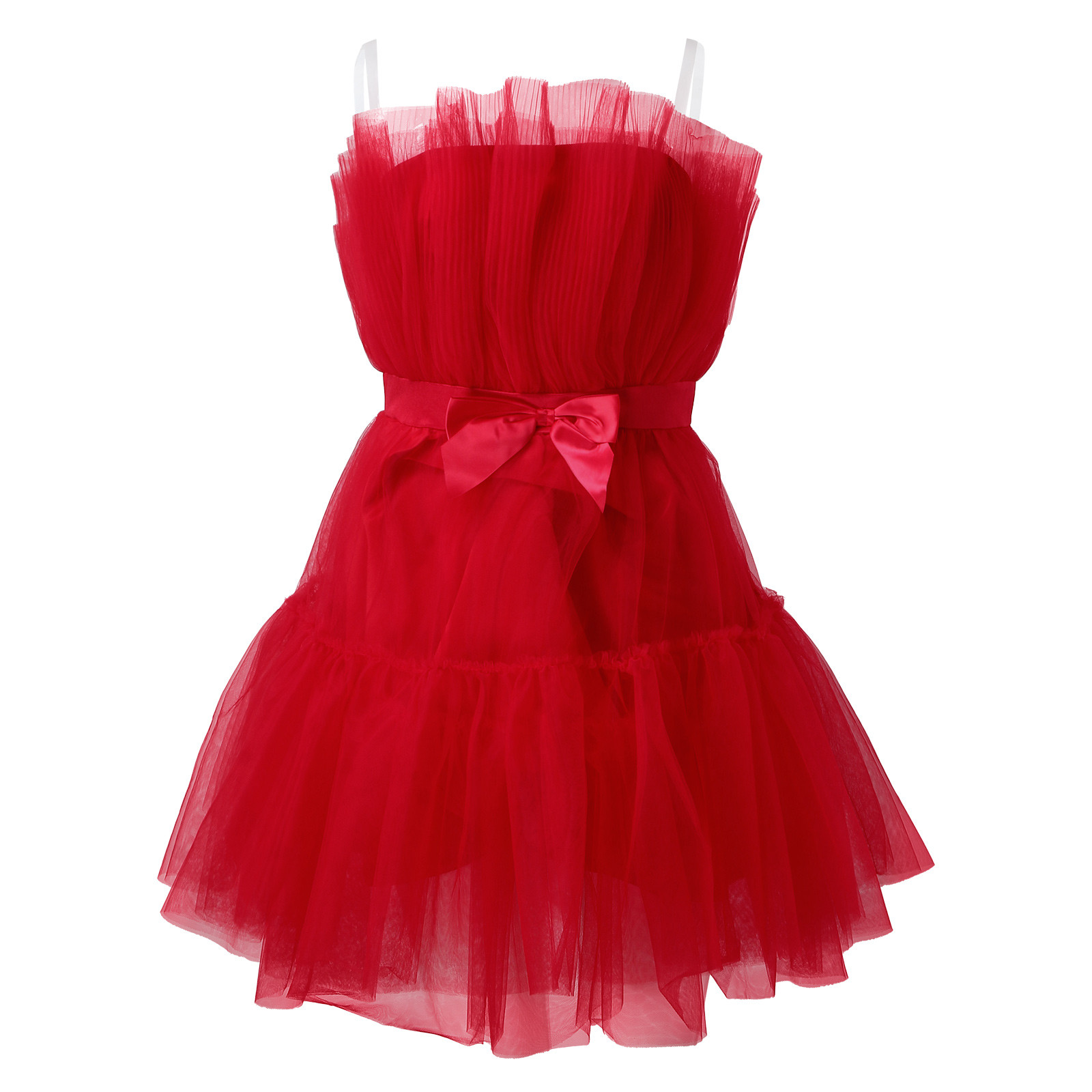 Women Tutu Wrap Dress Mesh Yarn Strapless Mini Dress Elegant Solid Color Wedding Party Dresses Bridesmaid Prom Gown Vestidos