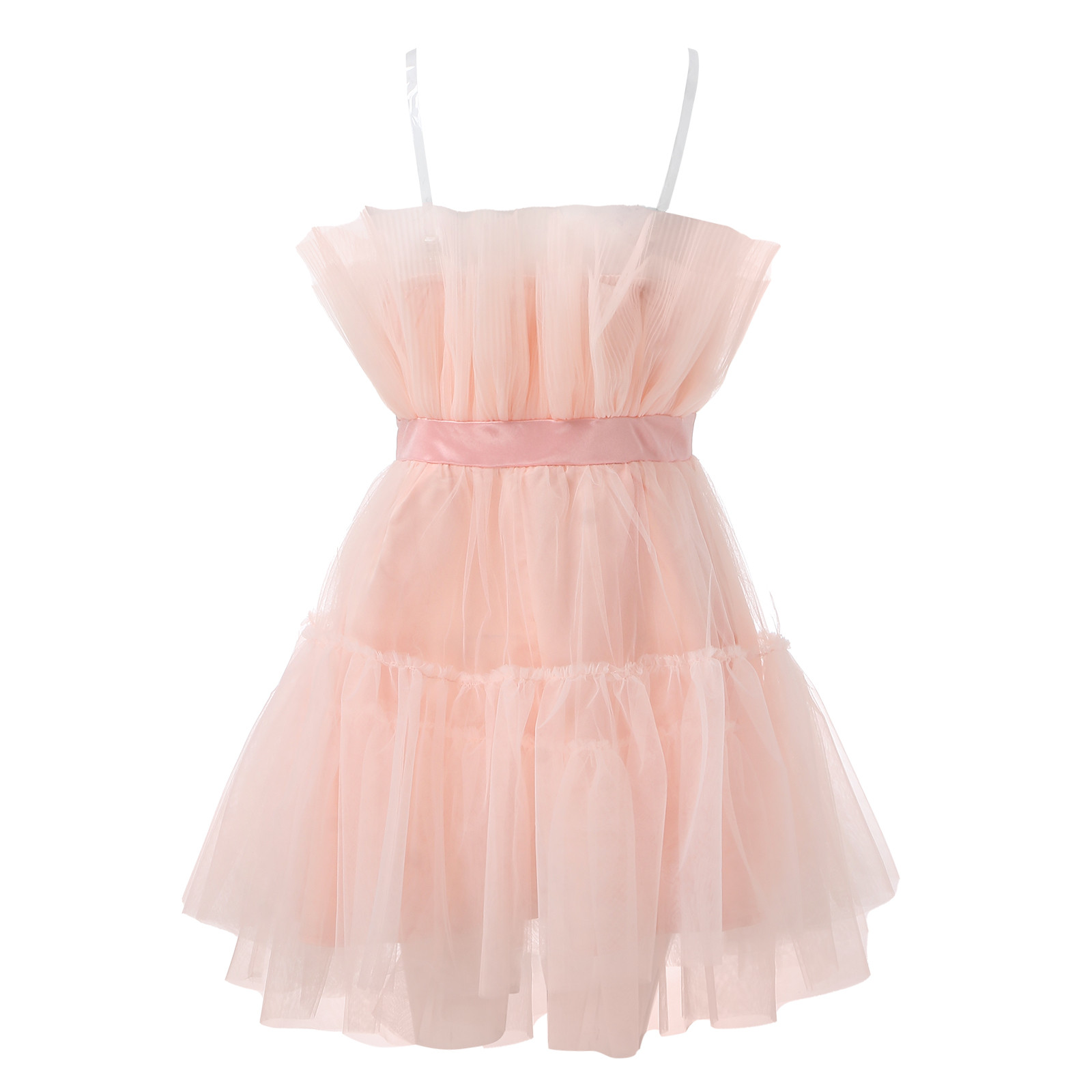 Women Tutu Wrap Dress Mesh Yarn Strapless Mini Dress Elegant Solid Color Wedding Party Dresses Bridesmaid Prom Gown Vestidos