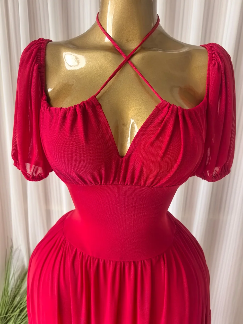 CM.YAYA 2026 Summer Women Strap short sleeve Big Swing Long Maxi Dress Slim Evening Birthday Beach Sexy Vacation Party Dresses