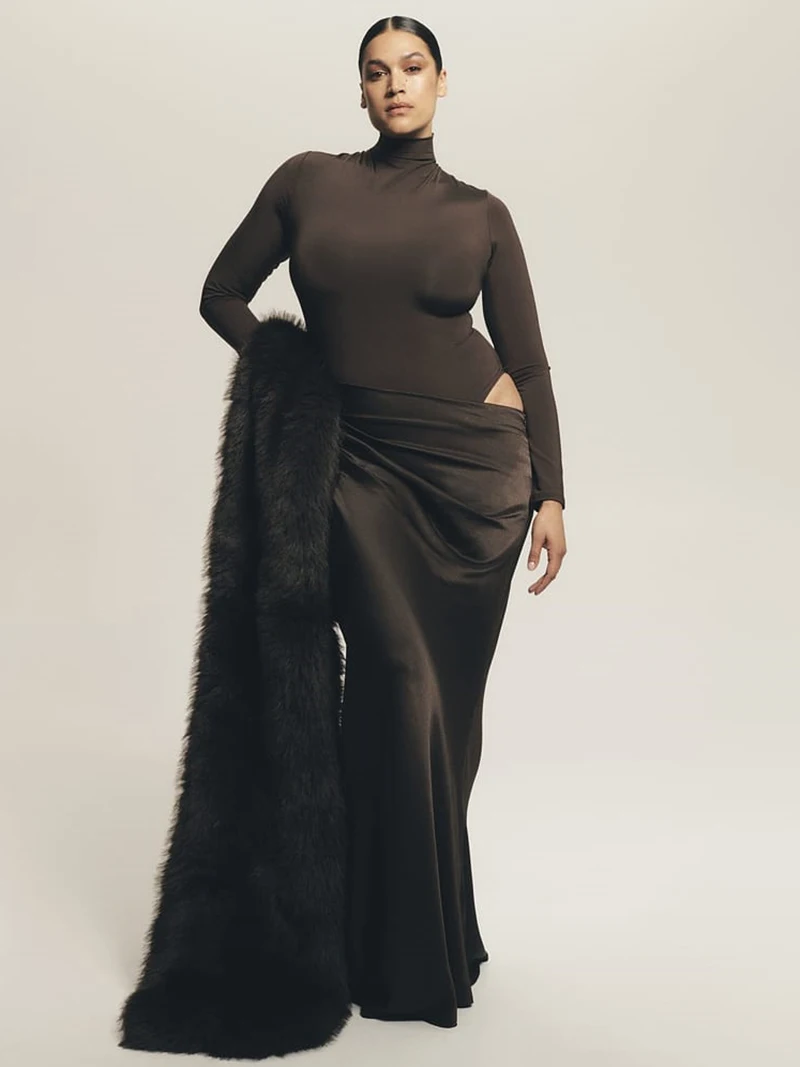 Mozision Autumn Long Sleeve Sexy Maxi Dress Women Fashion Hollow Out Turtleneck Ruched Bodycon Club Party Long Dresses Female