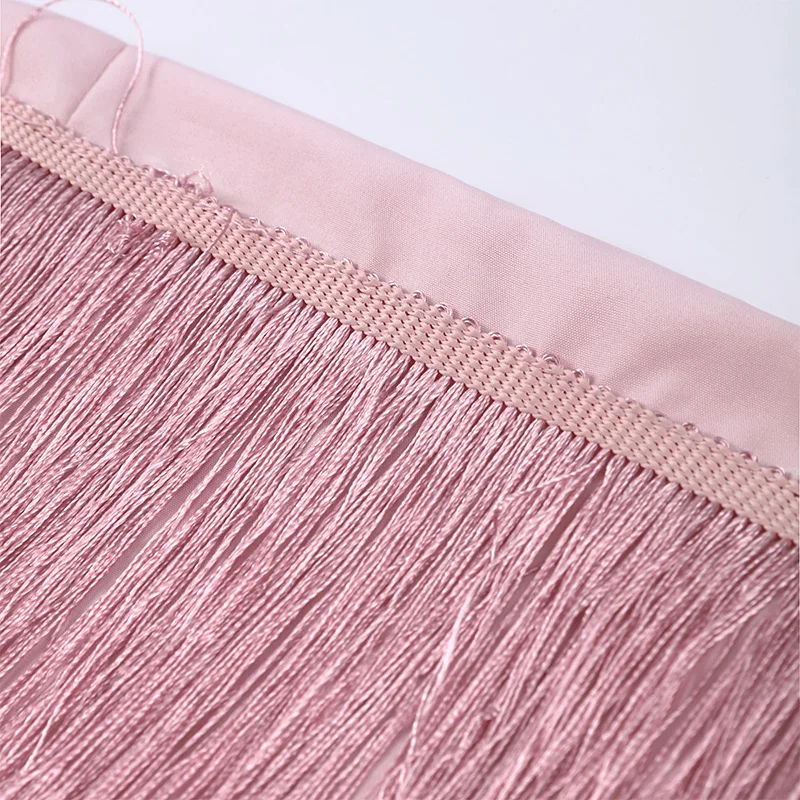 Party Women's Dress Halter Sleeveless Backless Tassel Solid Female Long Holiday Dresses 2026 Summer Fashion Elegant Lady Robe
