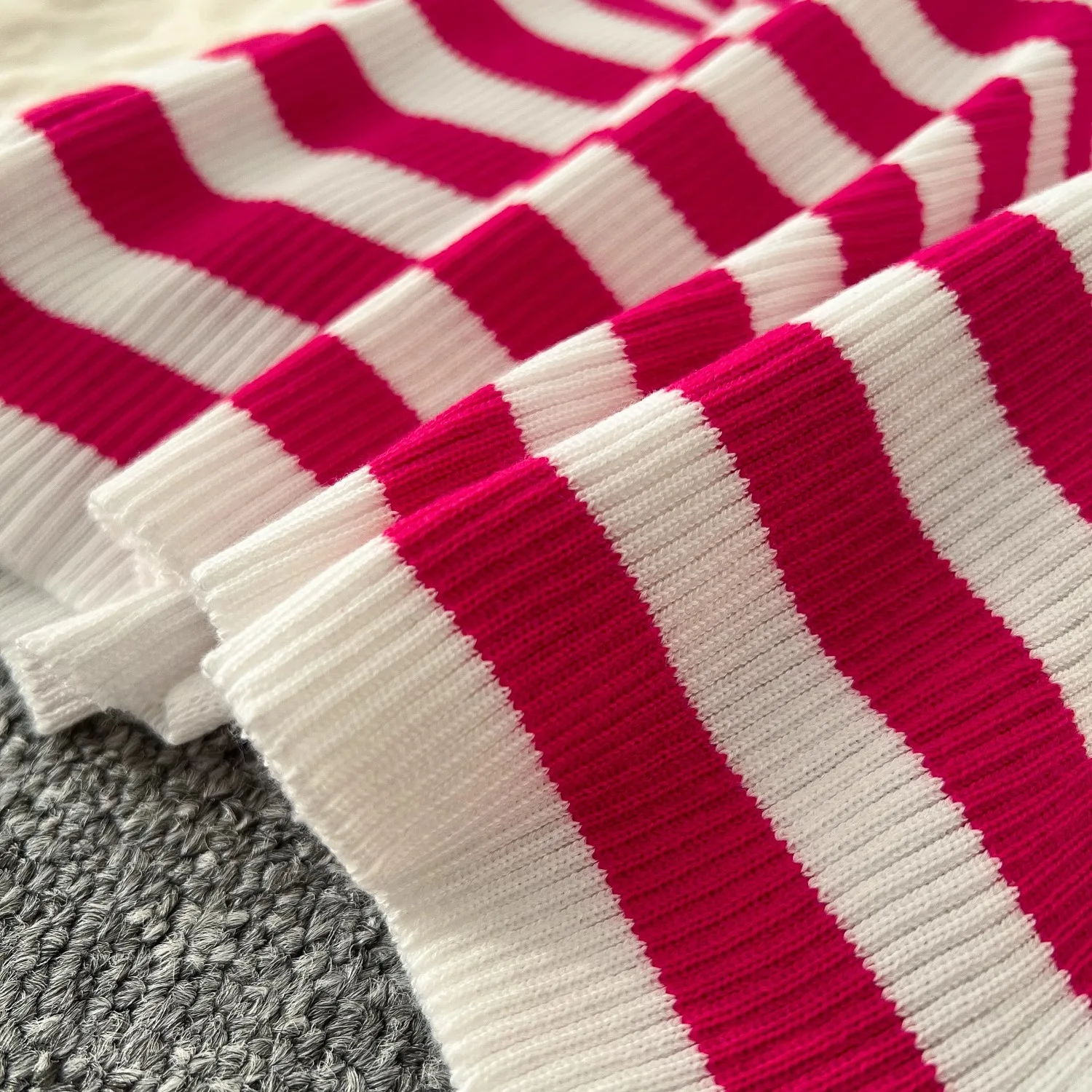 YuooMuoo Chic Fashion Sexy Wrap Hips Knitted Maxi Dress 2026 Summer Women Single-breasted Stripes Sweater Dress Streetwear Robes