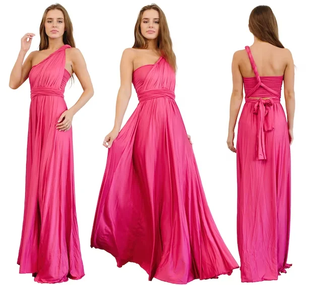 Rust Bridesmaid Dress Infinity Multiway Maxi Bridesmaid Dress Formal Wrap Wedding Evening Dress Wedding Cocktail Floor Length