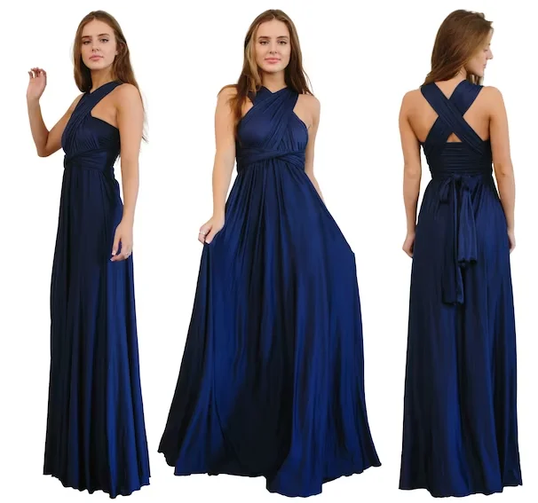 Rust Bridesmaid Dress Infinity Multiway Maxi Bridesmaid Dress Formal Wrap Wedding Evening Dress Wedding Cocktail Floor Length