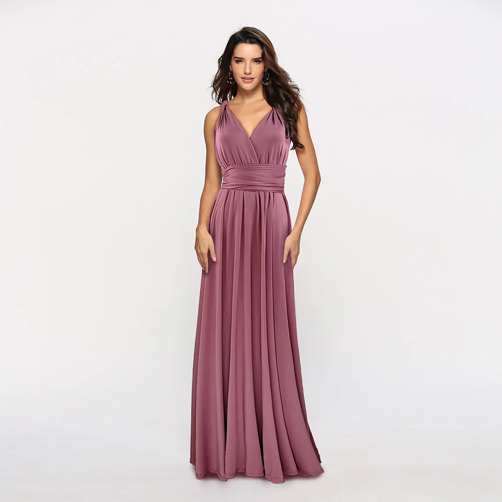 Rust Bridesmaid Dress Infinity Multiway Maxi Bridesmaid Dress Formal Wrap Wedding Evening Dress Wedding Cocktail Floor Length