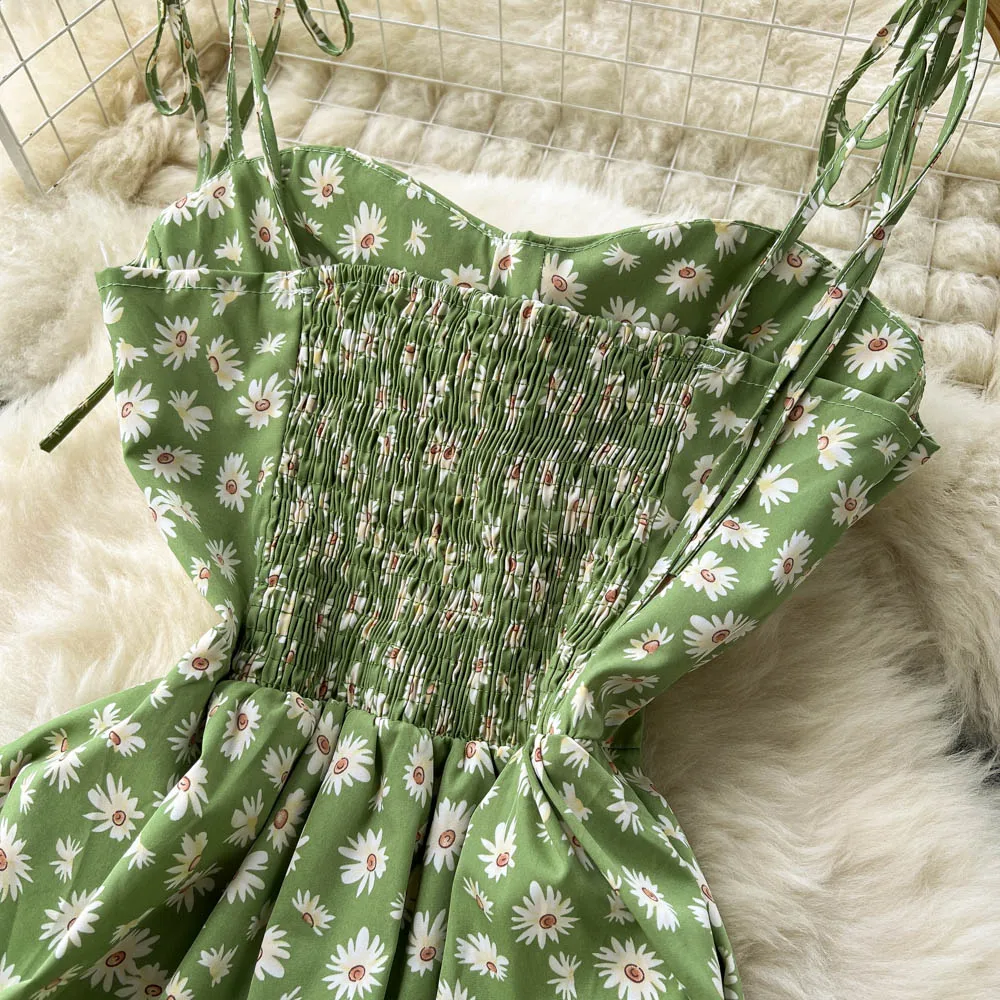 SINGREINY Floral Print Two Piece Dress Women Summer 2022 Slim Vacation Fashion Elegant Ladies A Line Beach Midi Dresses