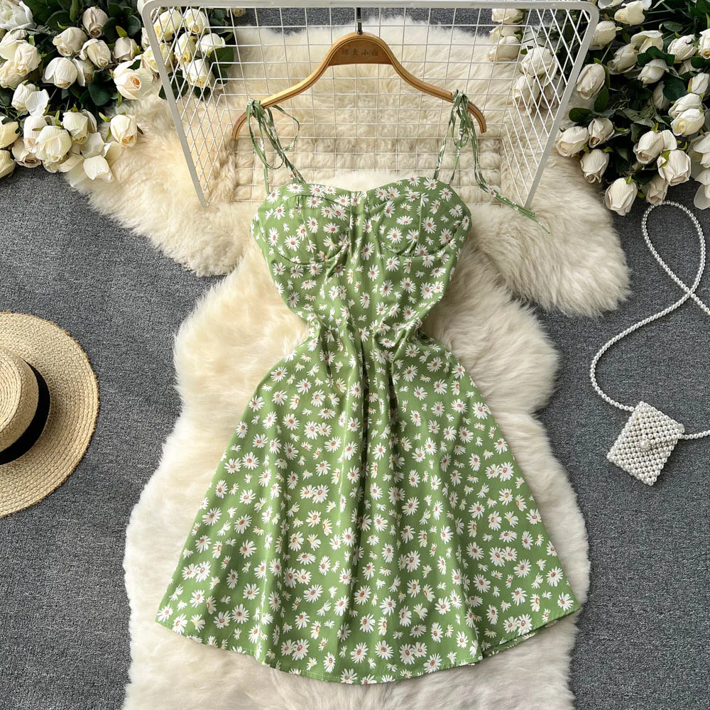 SINGREINY Floral Print Two Piece Dress Women Summer 2022 Slim Vacation Fashion Elegant Ladies A Line Beach Midi Dresses
