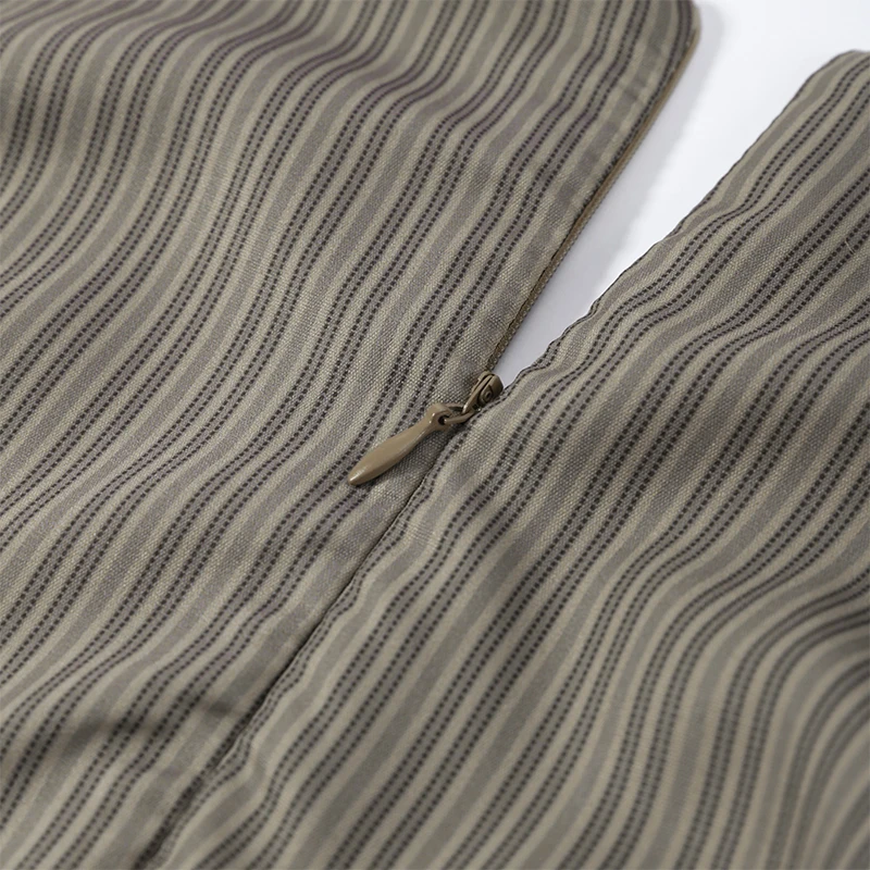 Casual Stripe Sleeveless Mini Dresses Women's Slim Waist-cinching V-neck Dress 2026 New Ladies Spring Summer Solid Outwear