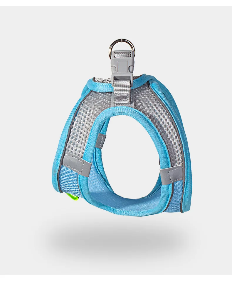 Adjustable Puppy Cat Harness Vest Dog Harness Leash Set for Small Dogs French Bulldog Chihuahua Pug Outdoor Walking Lead Leash