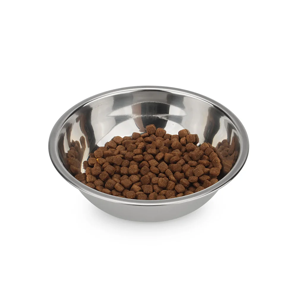 Dog Bowl Stainless Steel Pet Feeding Bowl Cat Food Drinking Feeder Bowl Durable Cheap For Small Medium Big Dogs
