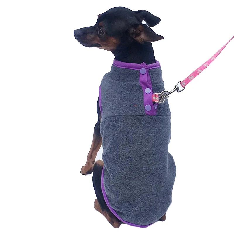 Winter Dog Clothes Soft Fleece Warm Puppy Cat Vest For Small Dogs Shih Tzu Chihuahua Jacket Pug French Bulldog Coat Pet Costume