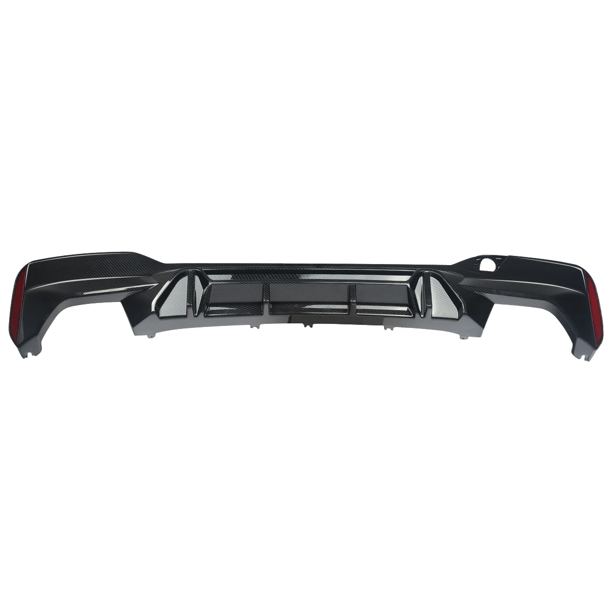MagicKit For BMW G30 G38 F90 M Sport 2017-2020 M5 Competition Style Rear Diffuser Carbon Look