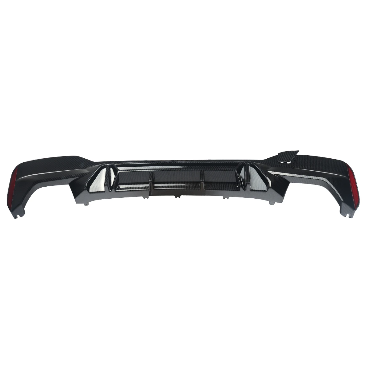 MagicKit For BMW G30 G38 F90 M Sport 2017-2020 M5 Competition Style Rear Diffuser Carbon Look