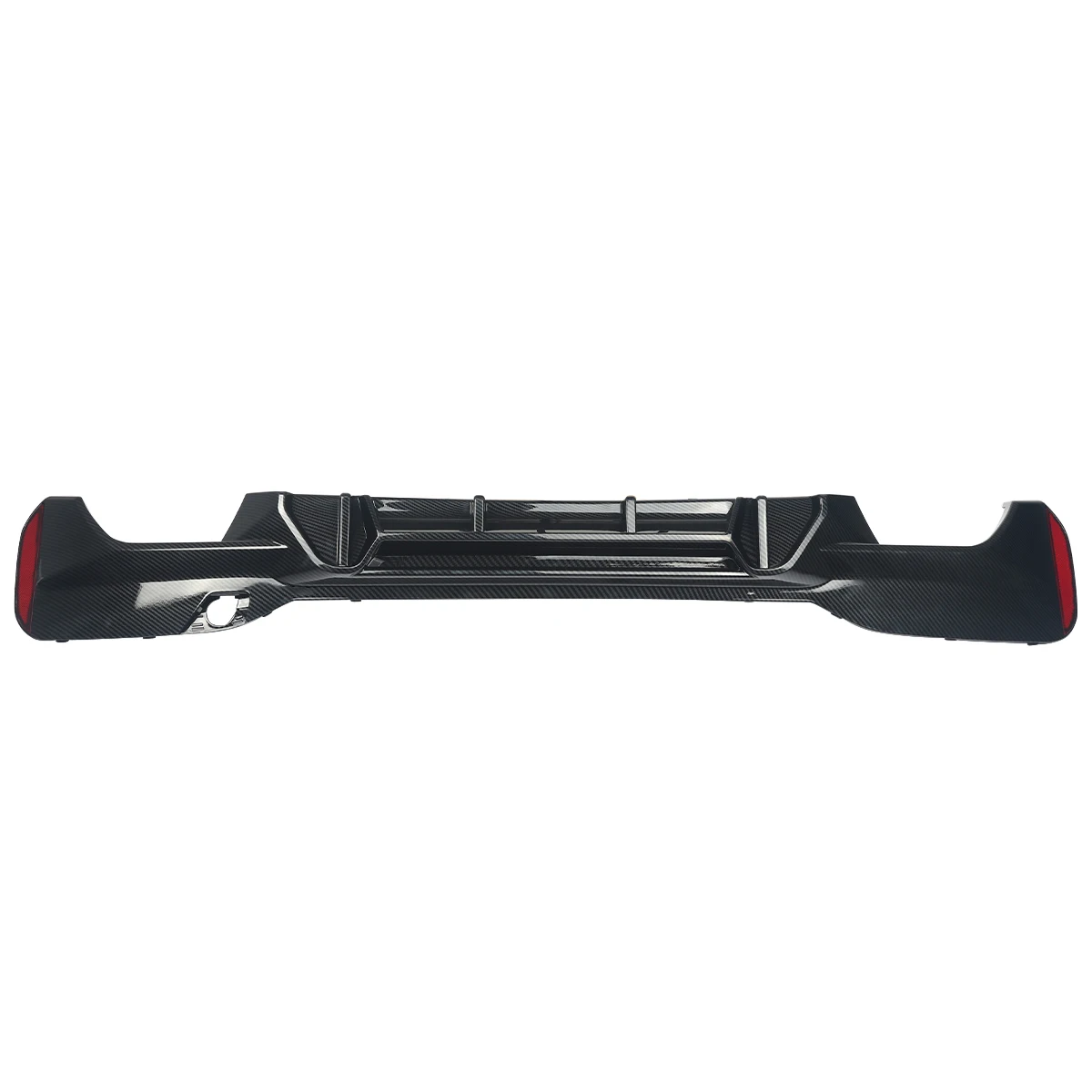 MagicKit For BMW G30 G38 F90 M Sport 2017-2020 M5 Competition Style Rear Diffuser Carbon Look
