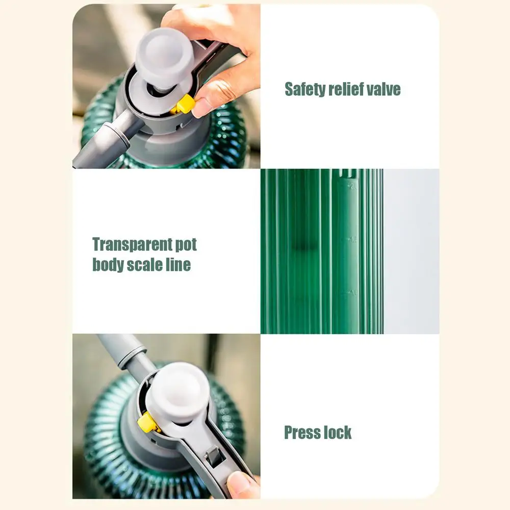 Air Pressure Watering Can Garden Pressure Water Spray Bottle Plant Mister Hand Held Sprayer Handheld Pressure Sprayer Bottle