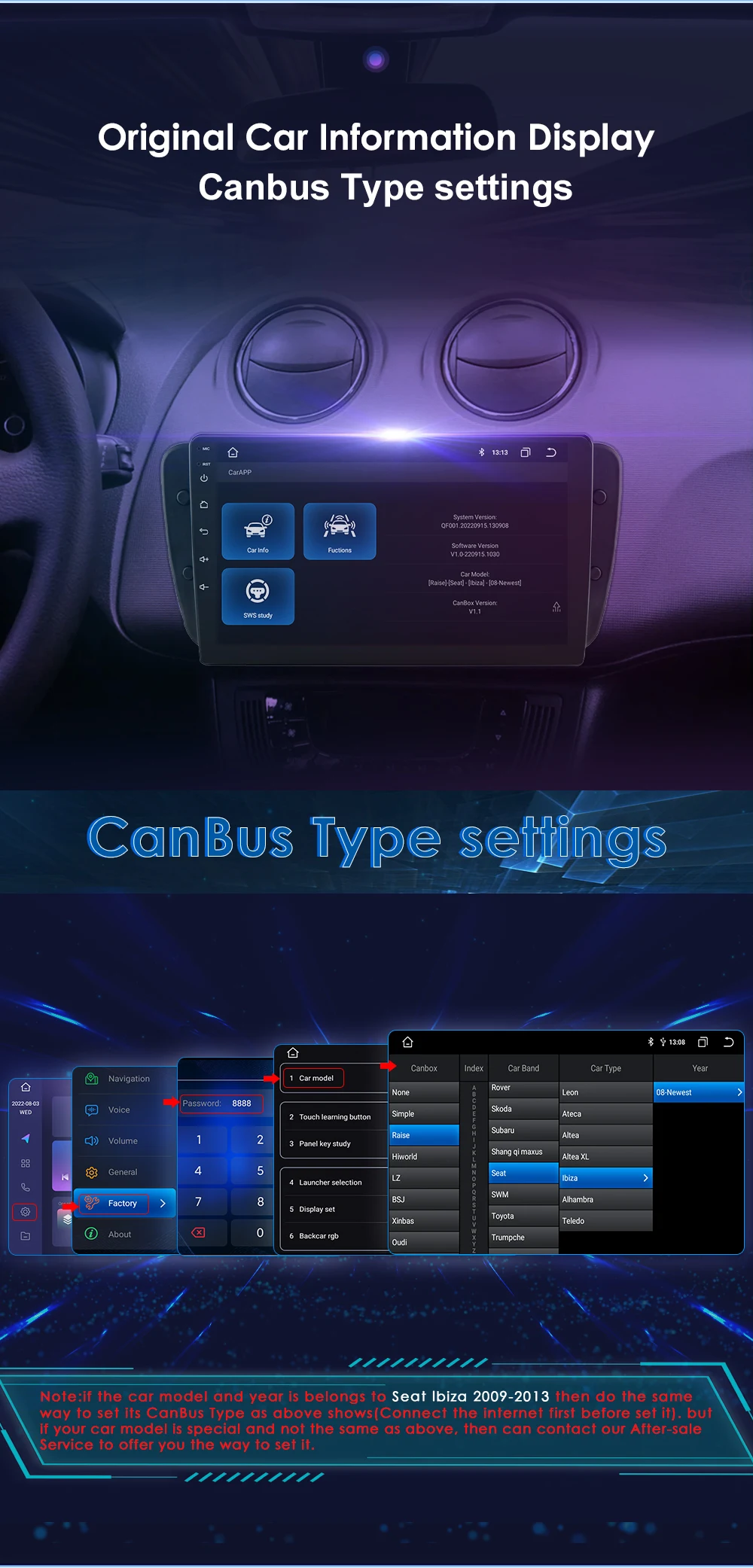 Hizpo 7862 Carplay Android Radio For Seat Ibiza 6j 2009 2010 2012 2013 MK4 AI Voice Car Multimedia GPS 2din Autoradio 8+128G RDS