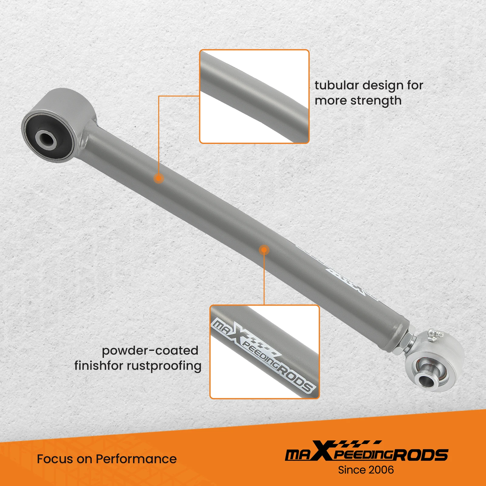 Adjustable Rear Upper & Lower Control Arm For Jeep Wrangler JK 2007-2018 4WD