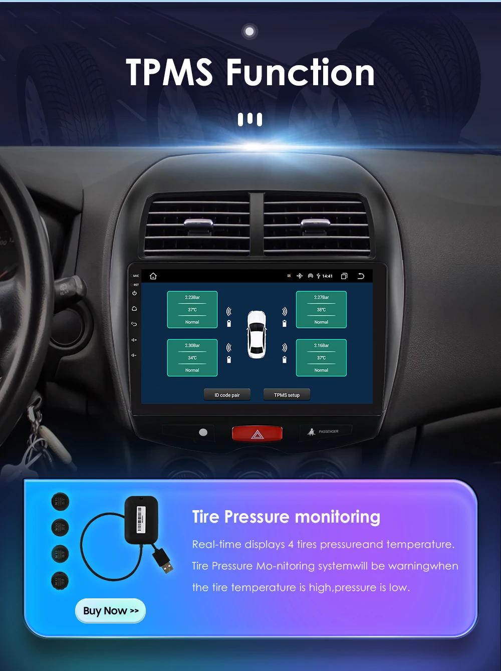 Hizpo Car Radio for Mitsubishi ASX 1 2010 - 2018 Multimedia Video Player Navi GPS 2din Android 13 CarPlay Autoradio BT 8GB+128GB