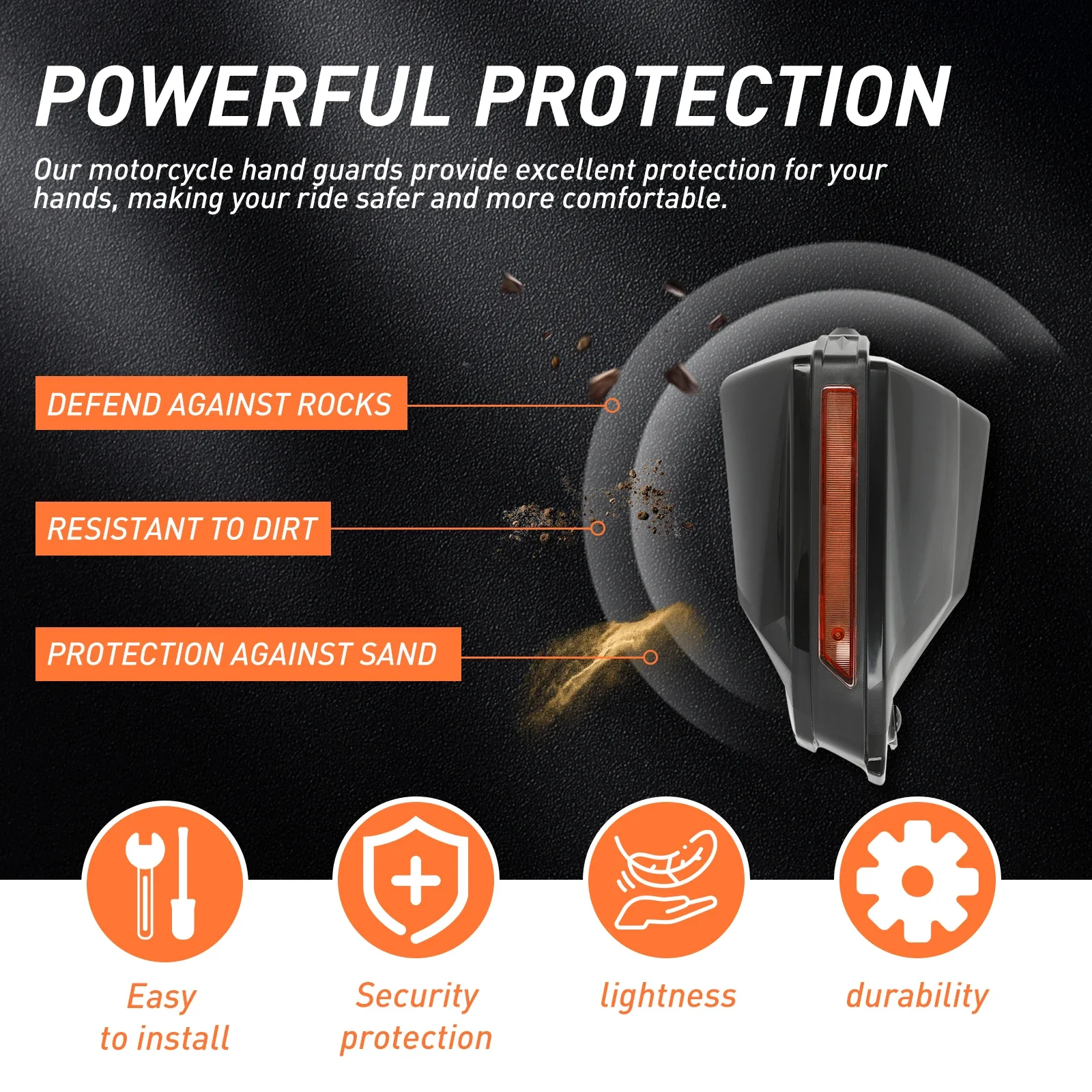 Motorcycle Hand Guard Handguard Shield Windproof Motorbike Motocross Universal Protector For Honda Yamaha Suzuki ATV