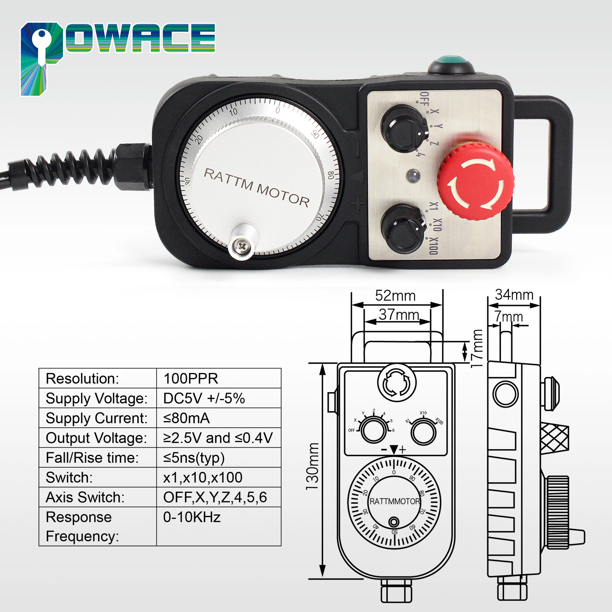 New DDCSV4.1 3/4 Axis G Code CNC Offline Stand Alone Controller For Engraving Milling Machine + 4 Axis MPG Handwheel