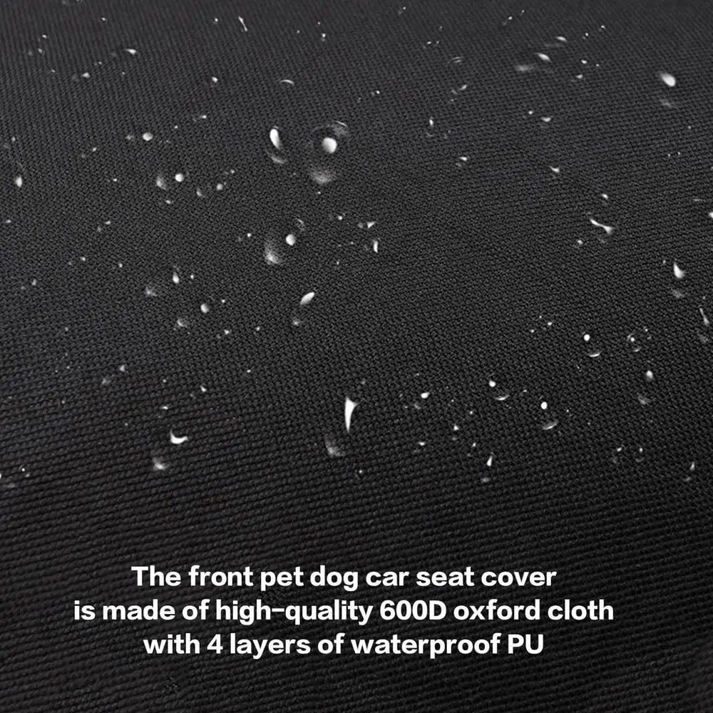 Pet Car Seat Cover Front Seat Cushion Anti Slip Waterproof Protector Mat Pet Outdoor Travel Dog Bed Dog Transport Accessories