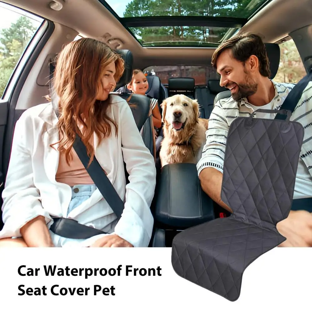 Pet Car Seat Cover Front Seat Cushion Anti Slip Waterproof Protector Mat Pet Outdoor Travel Dog Bed Dog Transport Accessories