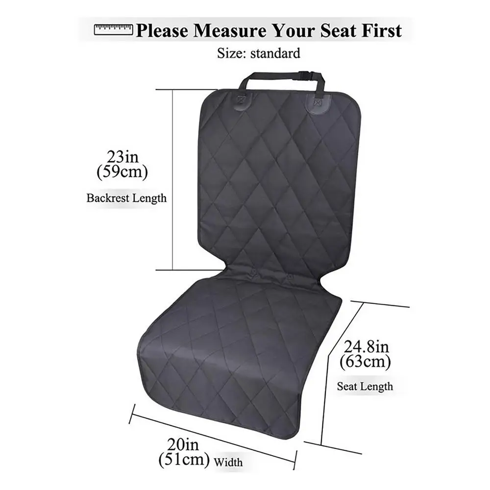 Pet Car Seat Cover Front Seat Cushion Anti Slip Waterproof Protector Mat Pet Outdoor Travel Dog Bed Dog Transport Accessories