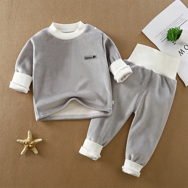 Kids Thermal Underwear Sets Winter Autumn Warm Long John For Infant Baby Boy Girls Clothes Sets Pajamas Suits Children Clothing