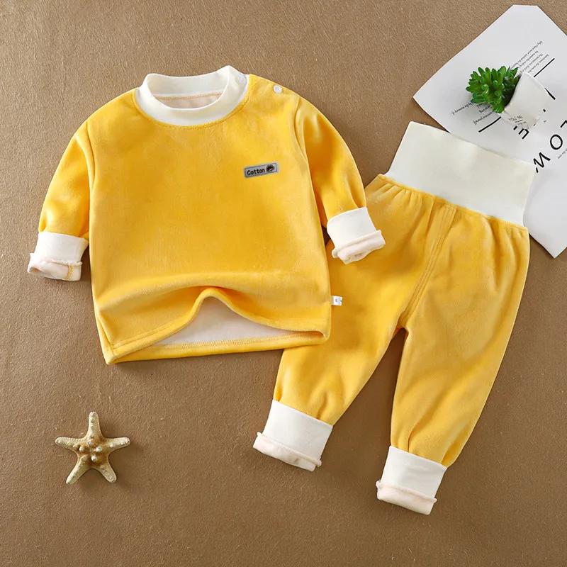 Kids Thermal Underwear Sets Winter Autumn Warm Long John For Infant Baby Boy Girls Clothes Sets Pajamas Suits Children Clothing