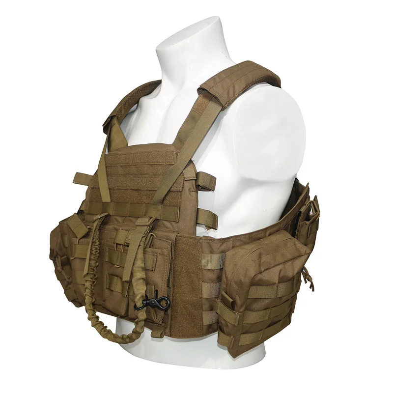 LQARMY 1000D Nylon Plate Carrier Tactical Vest Outdoor Hunting Protective Adjustable MODULAR Vest for Airsoft Combat Accessories