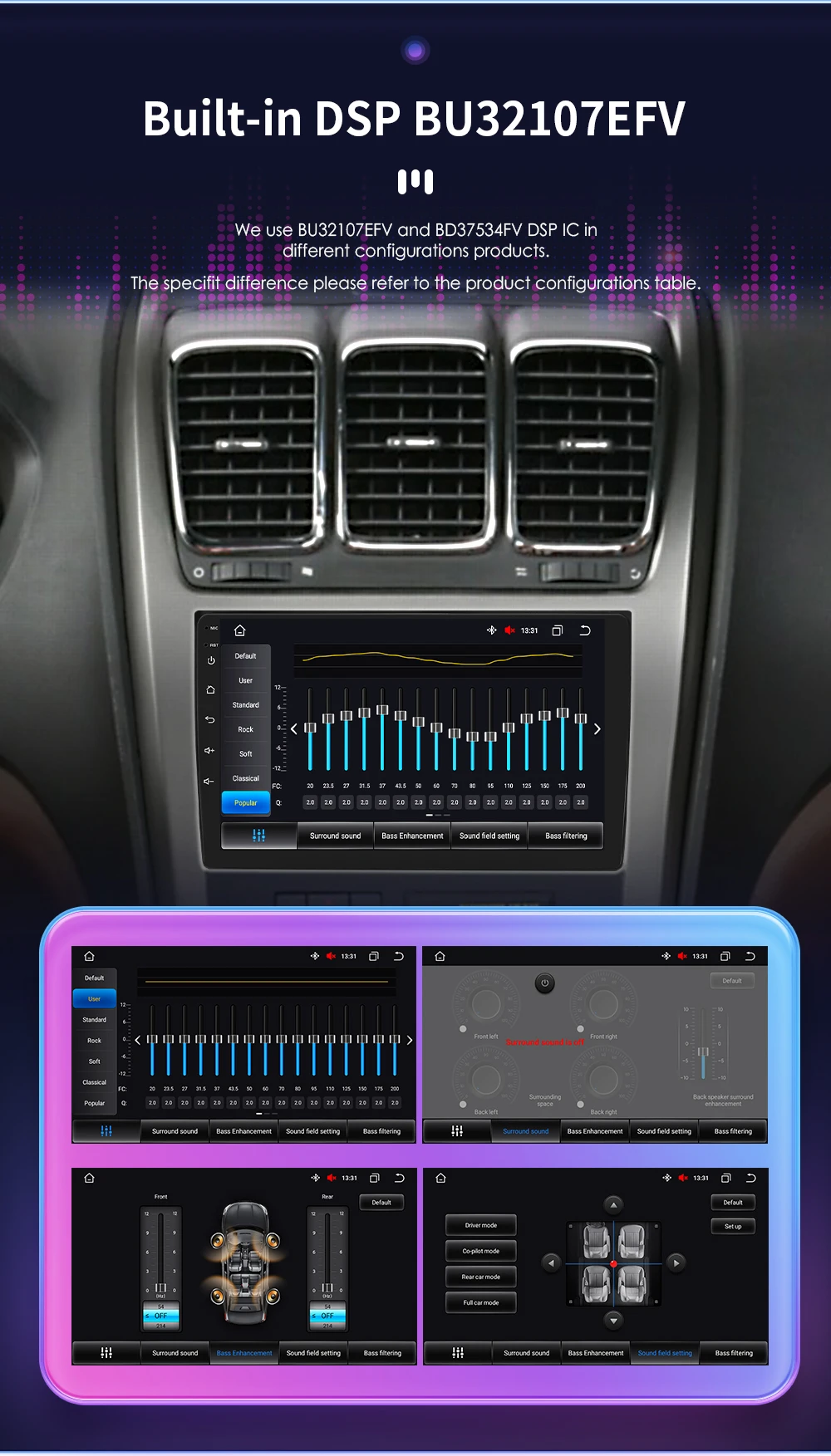 Hizpo Car Radio Android 13 For Chevrolet Silverado GMC Sierra Impala Traverse Avalanche Yukon Acadia Savana Stereo Carplay 2 Din