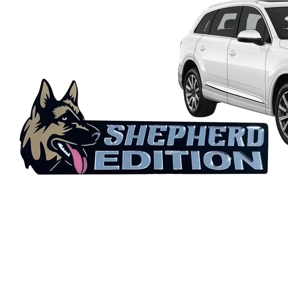 Dog Car Badge Funny Automotive Car Badge Acrylic Badge Sticker For Car Car Decals Bumper Stickers Funny Automotive Car Badge For