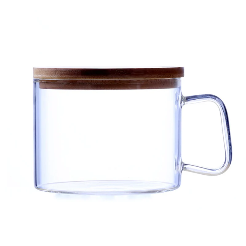 High Quality Thicken Glass Instant Noodles Bowl With Lid Large Capacity Tea Soup Salad Container Home Kitchen Supplies 2024 New