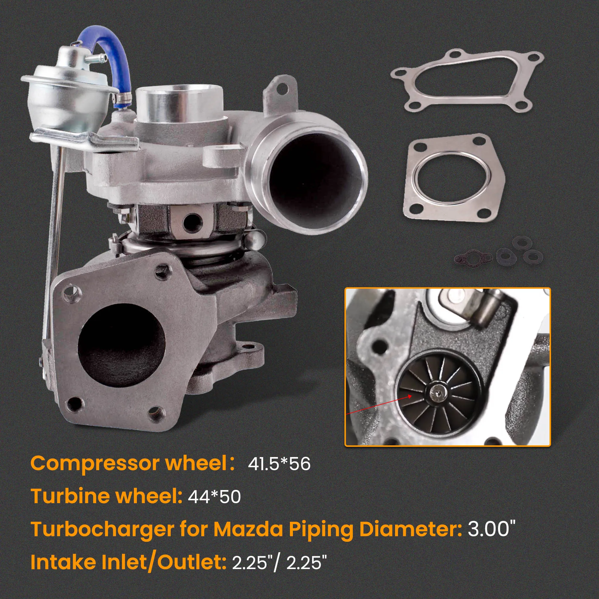 Turbocharger For Mazda CX-7 CX7 3 6 2.3L 2006 2007 2008 2009 2010 2013 2013 2014