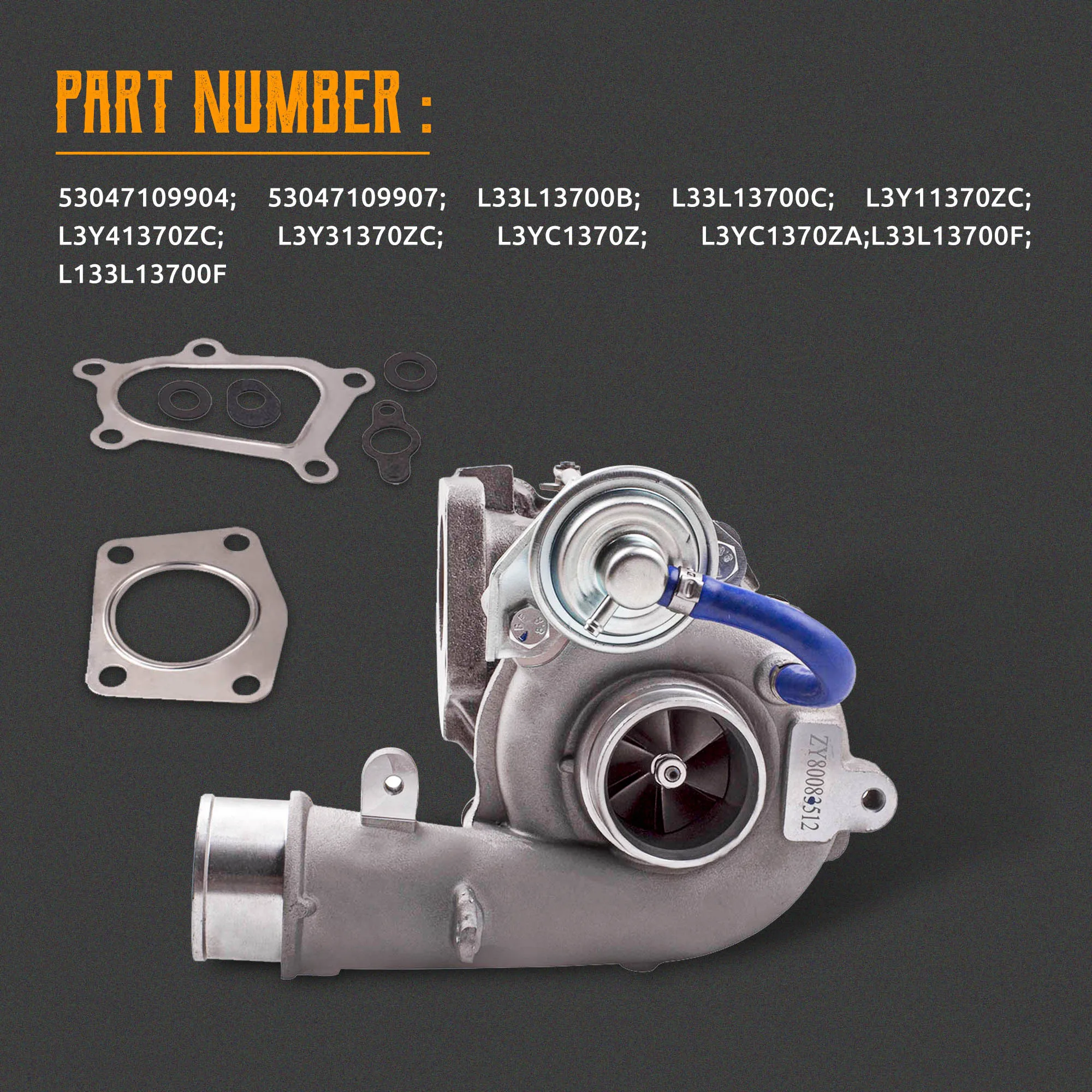 Turbocharger For Mazda CX-7 CX7 3 6 2.3L 2006 2007 2008 2009 2010 2013 2013 2014