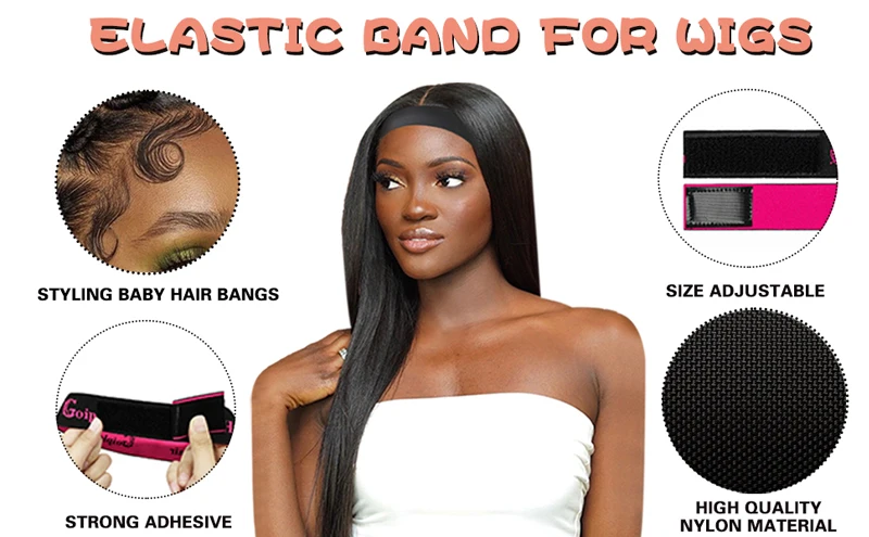 Goiple Hair Wax Stick for Slick Flyaways Control Frizz Lace Front Adhesive Glue for Wigs Bond with Tools